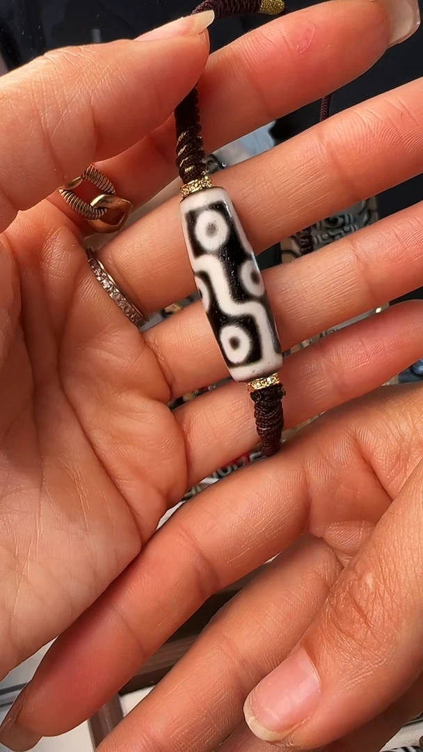 【闪购商品】玛瑙/玉髓颈饰未镶嵌折线九眼