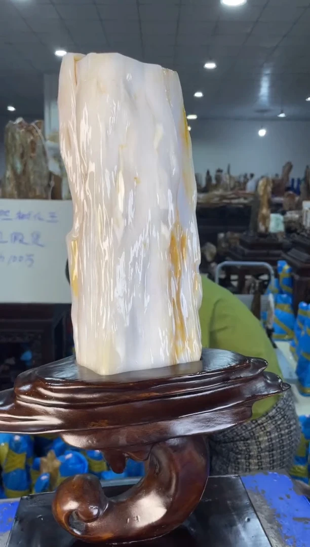 未镶嵌摆件硅化玉31