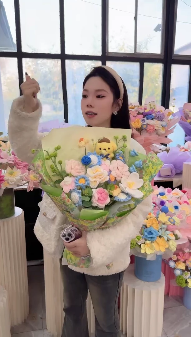 非遗手工定制花束，孤品清仓