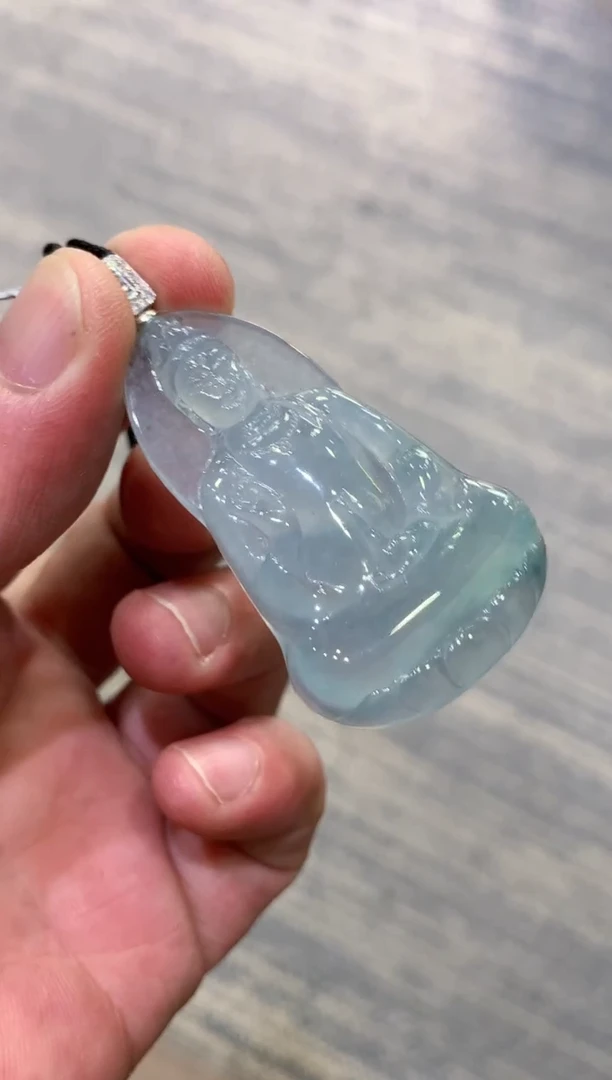 颈饰未镶嵌翡翠天然A货翡翠