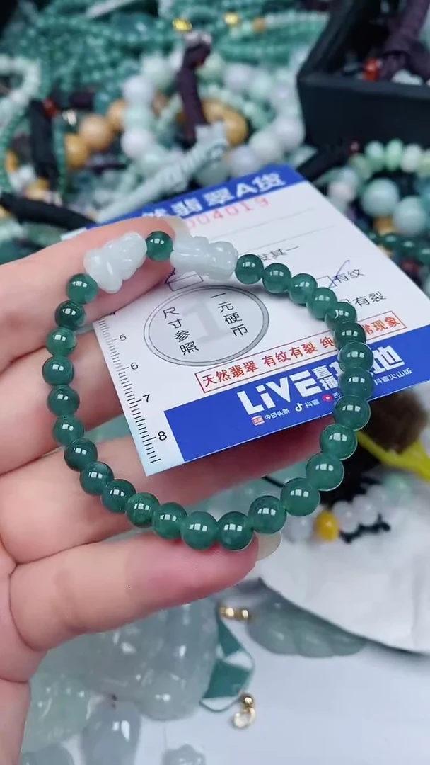 翡翠未镶嵌颈饰00004019