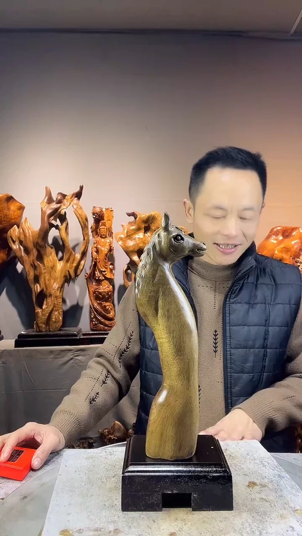 金丝楠樂*小叶桢楠随行摆件1