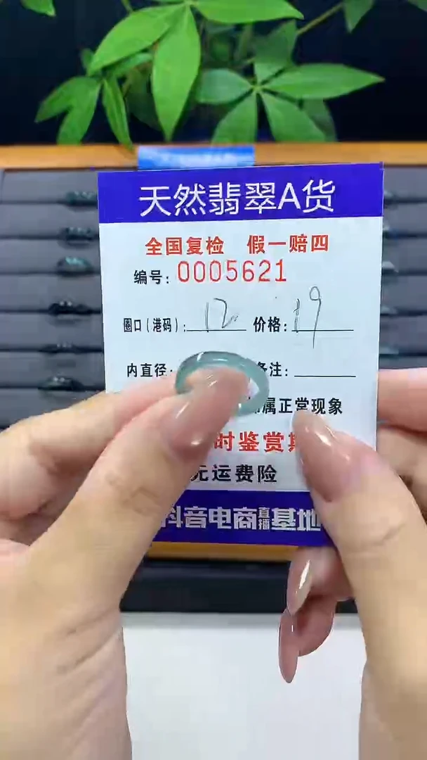 翡翠戒指未镶嵌5621天然翡翠A货