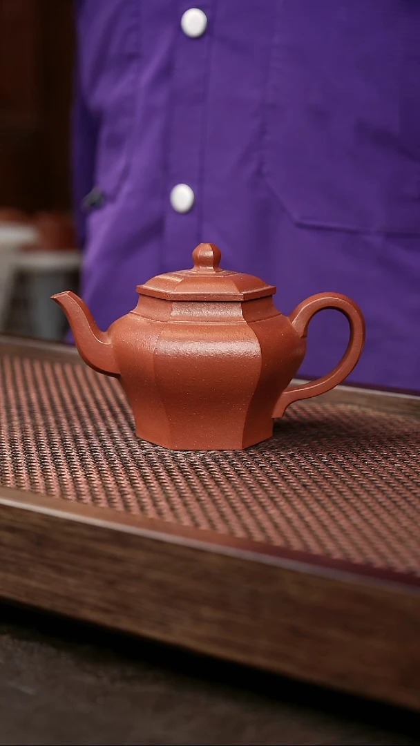 茶壶紫砂朱泥六方宫灯
