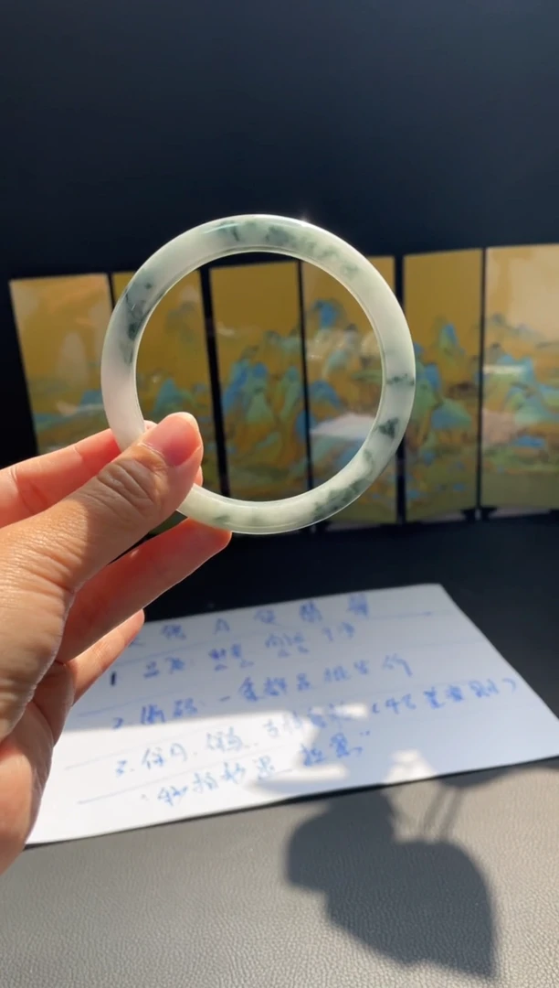 未镶嵌手镯翡翠29#天然缅甸A货翡翠手镯65-66圈口