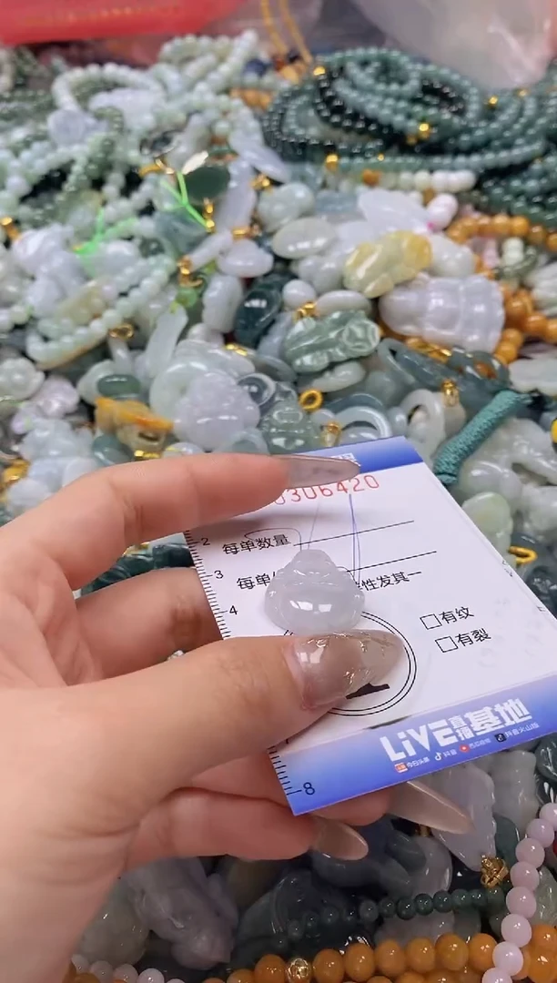 翡翠未镶嵌颈饰闪购0306420