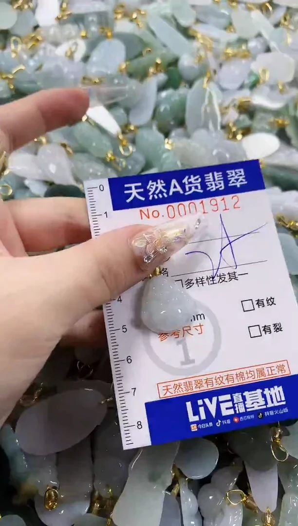 颈饰未镶嵌翡翠天然A货翡翠