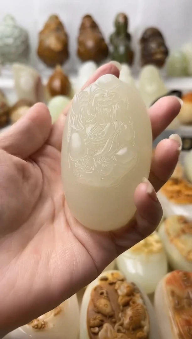 石材方解石棉纹正常不退换寿星