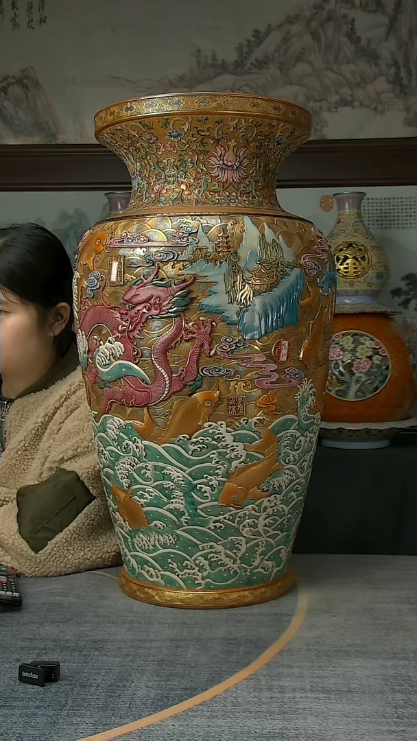 摆件陶景德镇陶瓷666