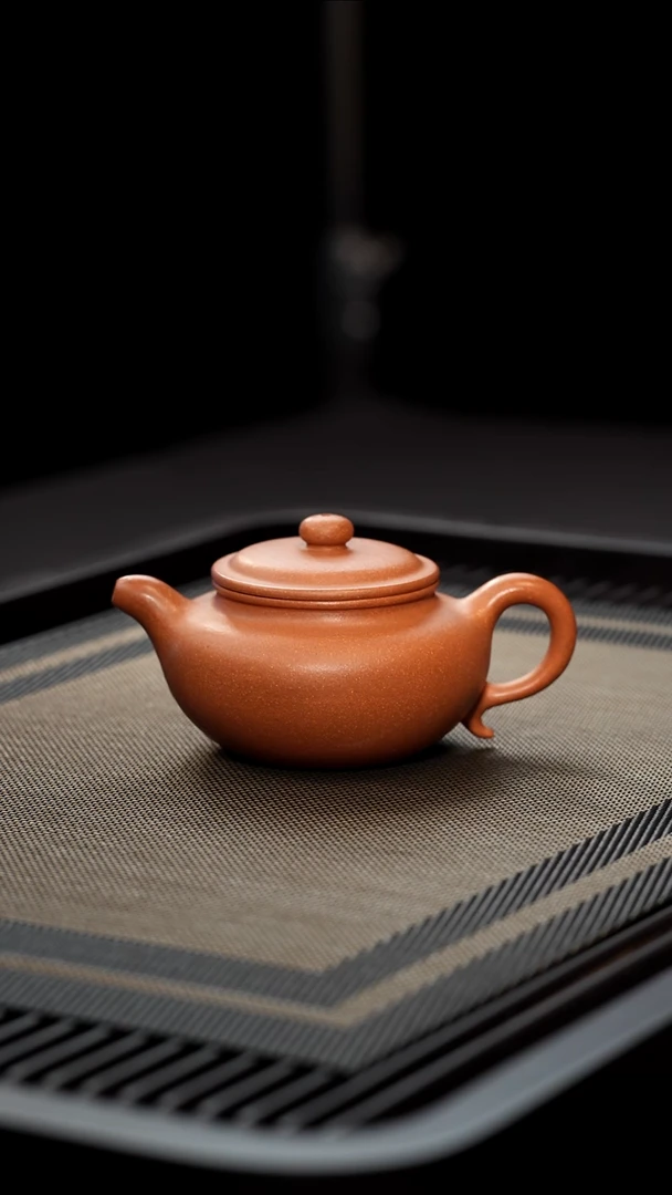 茶壶紫砂半手工黄降坡仿古200cc