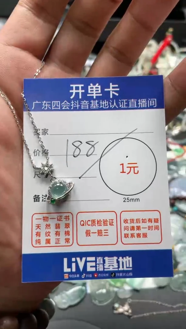 翡翠未镶嵌颈饰挂件
