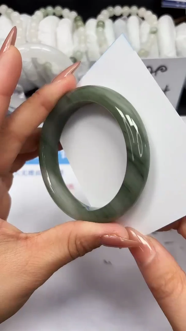 未镶嵌手镯石英质玉A91-57/58/59