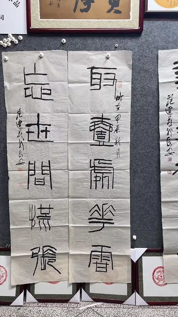 书法范建刚老师作品178*48*2