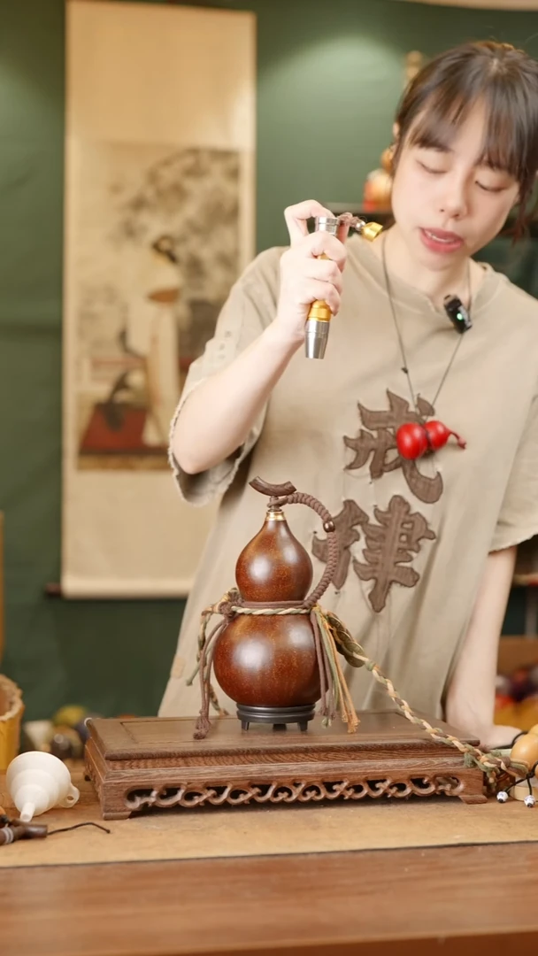 90号精品天然大漆酒葫芦一物一拍~