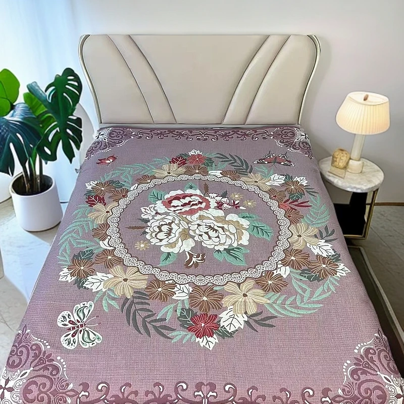 【盛夏牡丹粉色】2025新款加厚泡芙被1.5米多功能盖毯春秋被盖毯