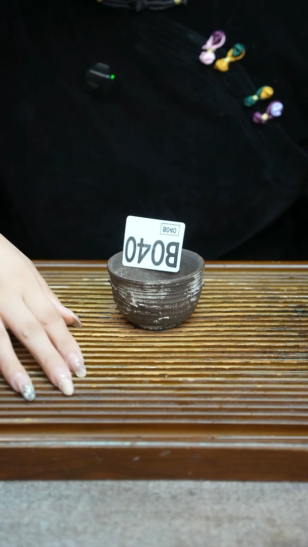 万古烧粗陶手工茶具-