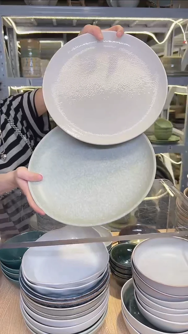 瓷57 外贸尾货高温釉下彩陶瓷餐具默认微瑕