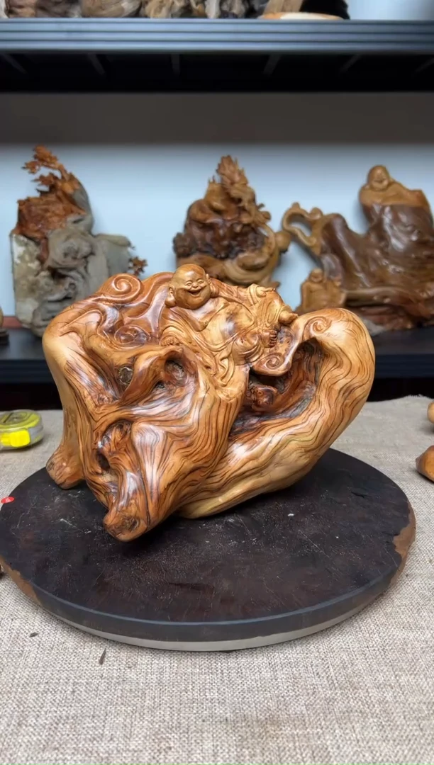 柏木（崖柏）崖柏雕刻件