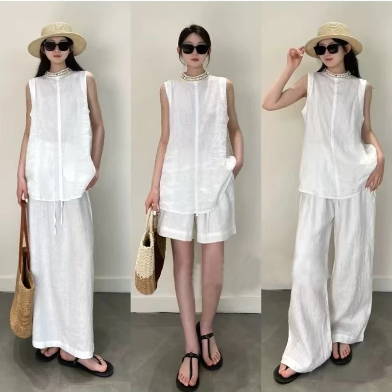 （手工钉珠编织汉麻背心）2576夏季新款文艺气质宽松显瘦百搭背心Z