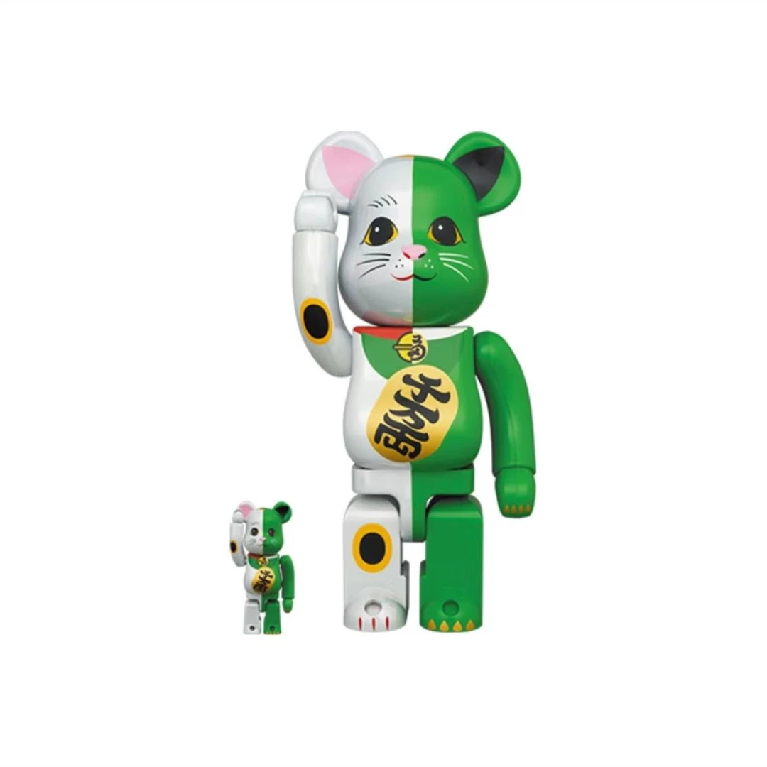【山哥ST】bearbrick积木熊 千万两 白绿鸳鸯 400%缺100%