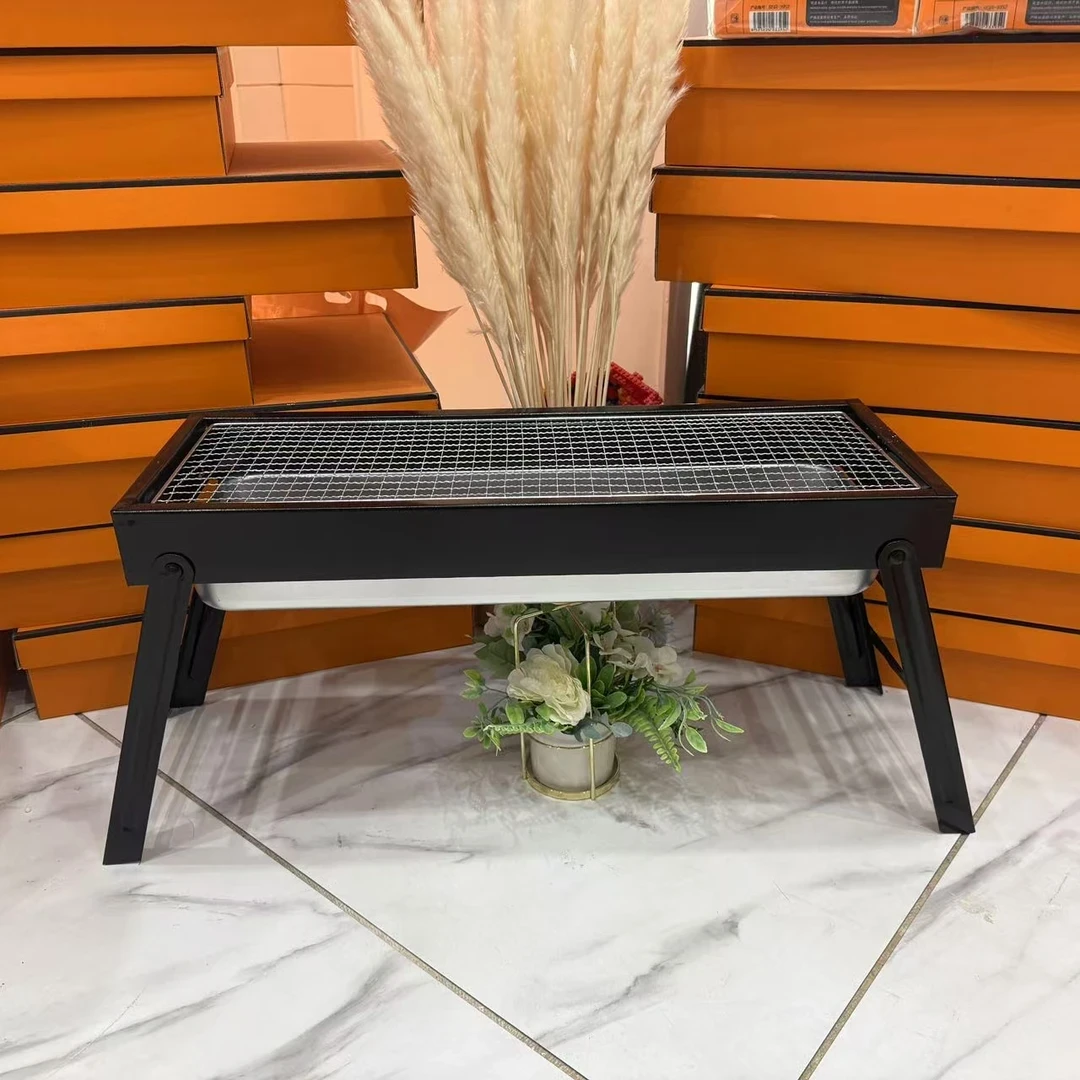 烧烤炉户外无烟可折叠烧烤架野外小炉子木炭烤炉便携式烤箱 AL