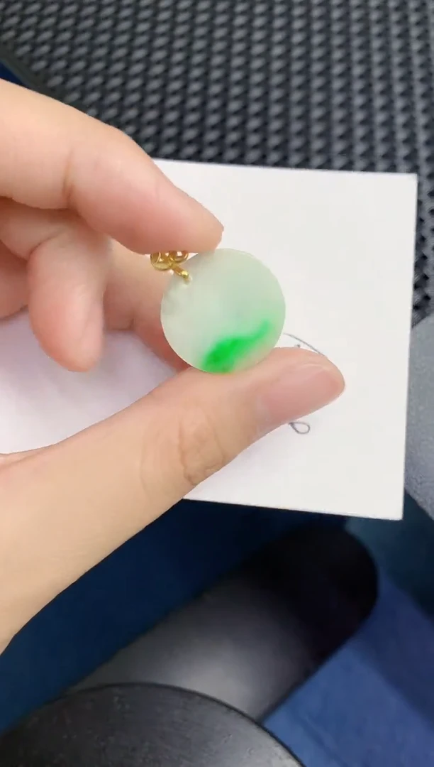 翡翠未镶嵌颈饰天然翡翠緬甸A貨