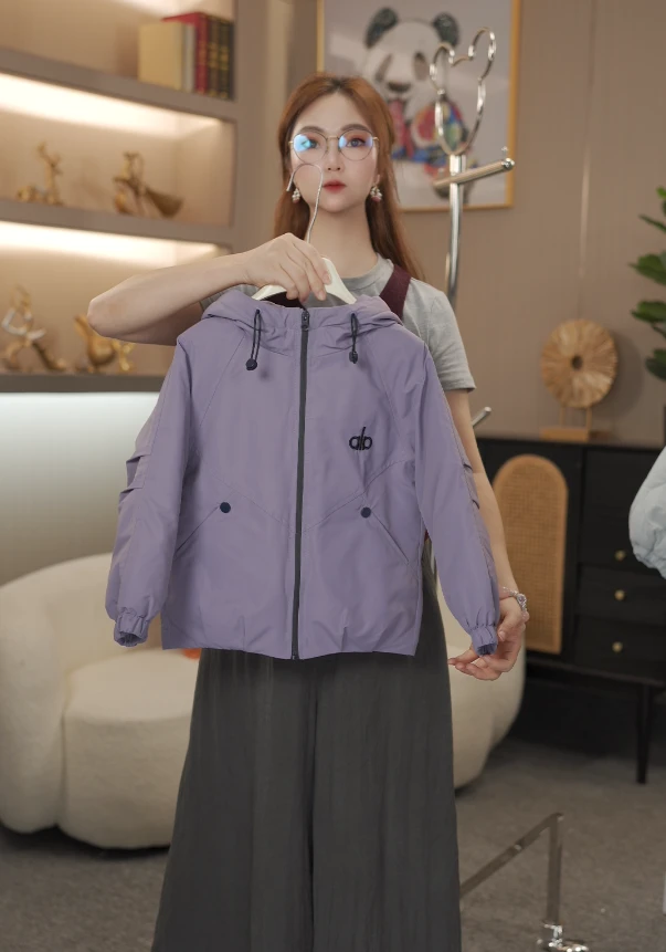 秋冬新款纯色高级感中性亲子款冲锋衣外套防风保暖冬季户外防水