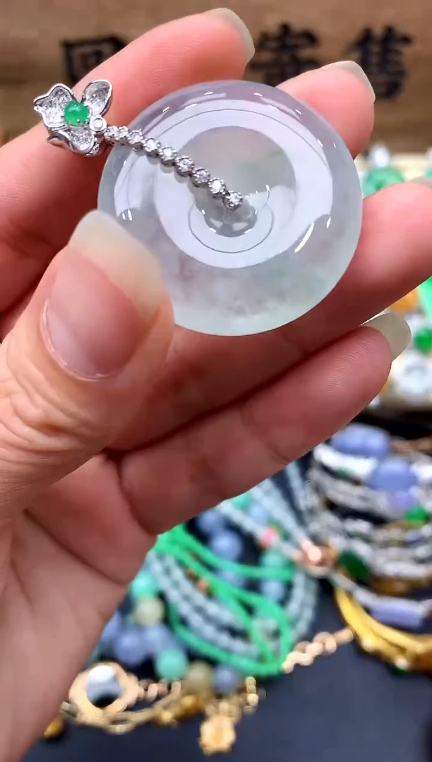 【闪购商品】翡翠颈饰18K金镶嵌257-中国好珍宝