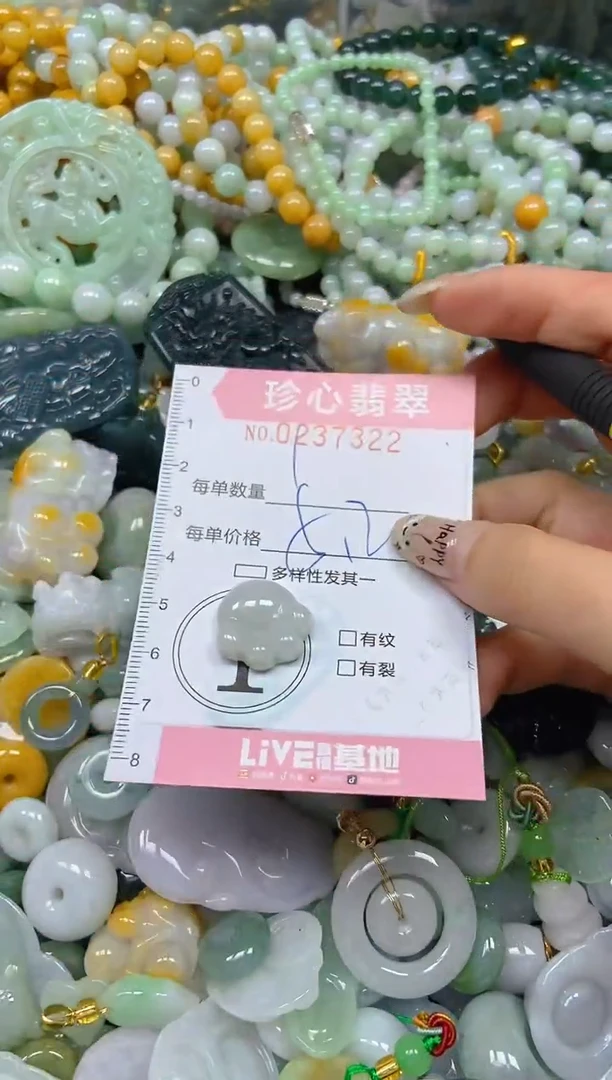 翡翠未镶嵌颈饰闪购0237322