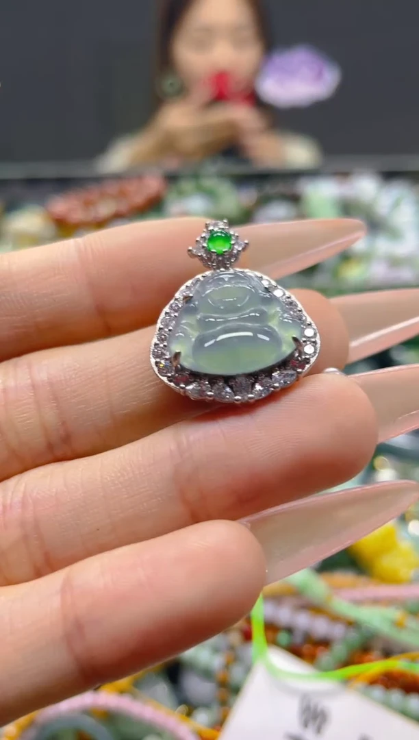 颈饰未镶嵌翡翠/P/翡翠A货，一件也是批发价