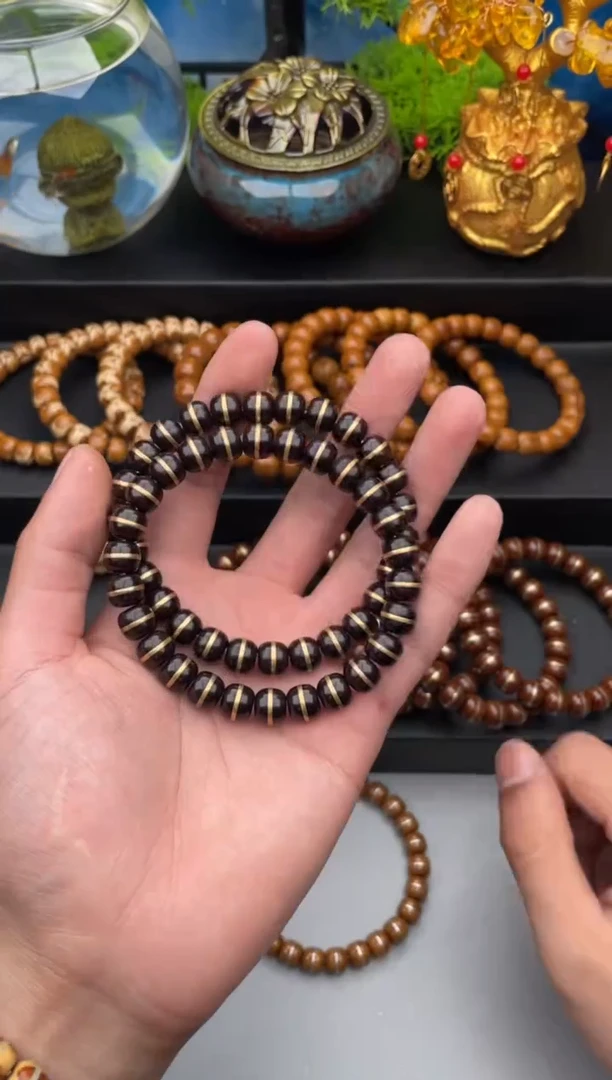 紫金鼠手串紫金鼠一线天二代27