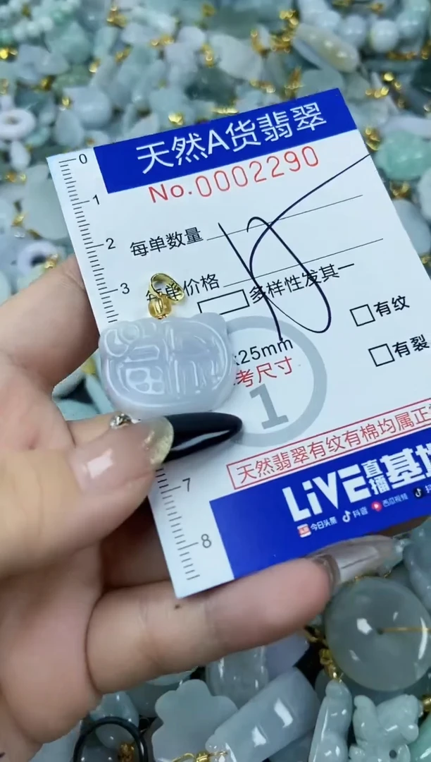 【闪购商品】翡翠颈饰未镶嵌天然A货翡翠