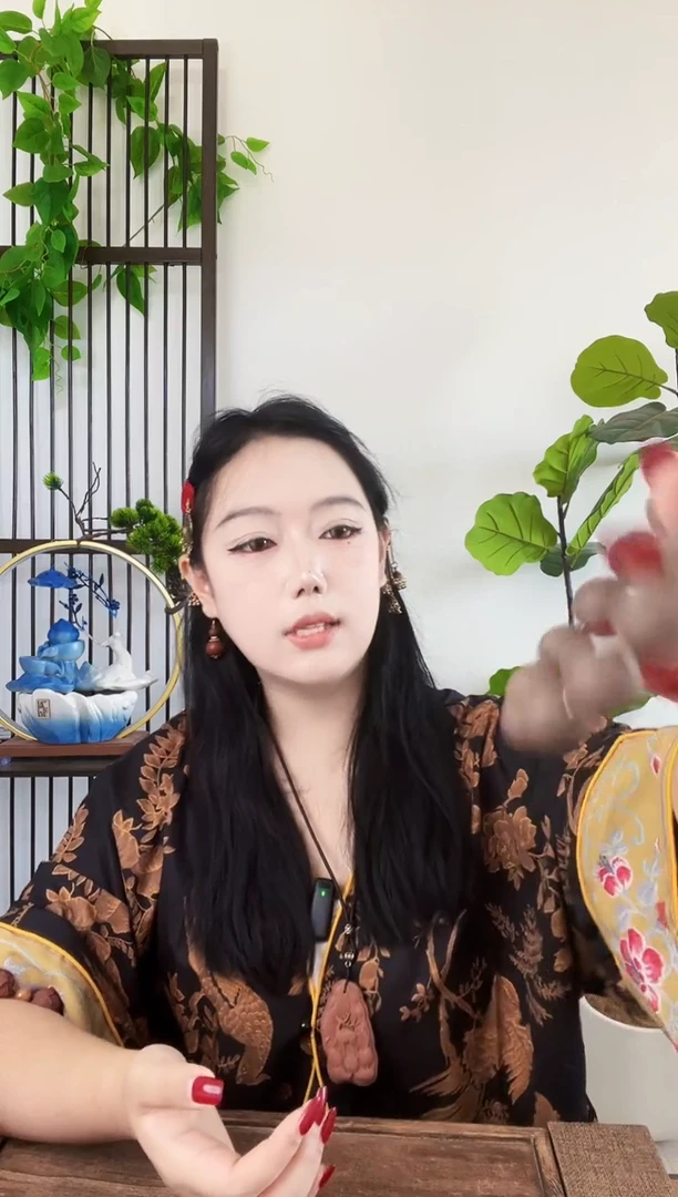 泥塑【龙涎镶铜管光珠手串】古法合香