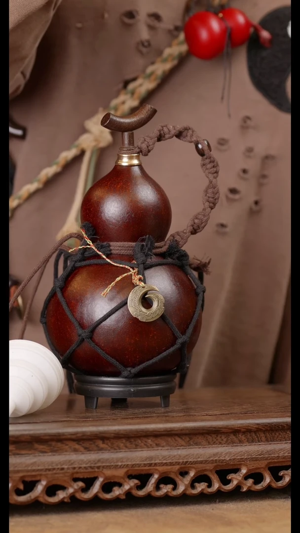 184号精品天然大漆酒葫芦一物一拍~