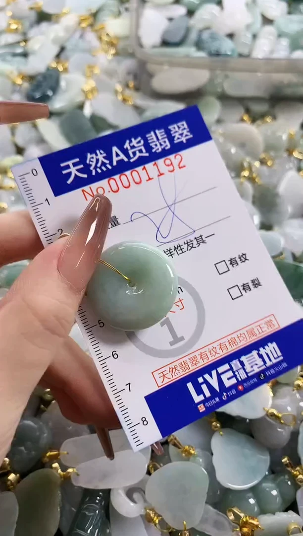 颈饰未镶嵌翡翠天然A货翡翠