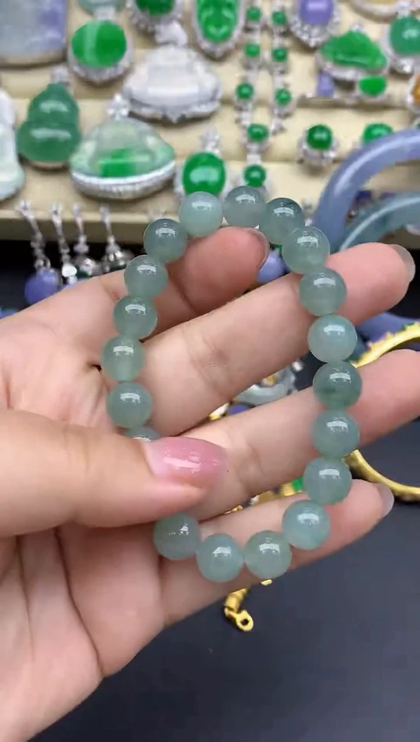 未镶嵌手链翡翠414-春日珠宝