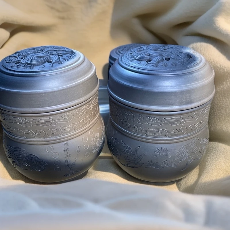 【窑变】油葫芦黑虫白虫叫罐鸣虫用具蟋蟀用品鸣虫用具原烧底