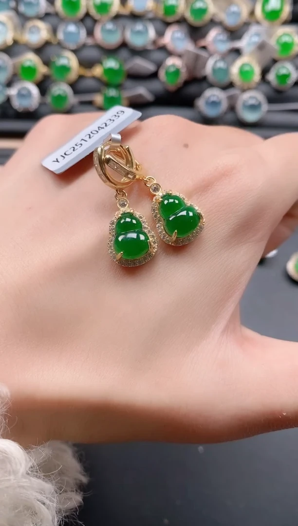 银S925镶嵌戒指翡翠111111