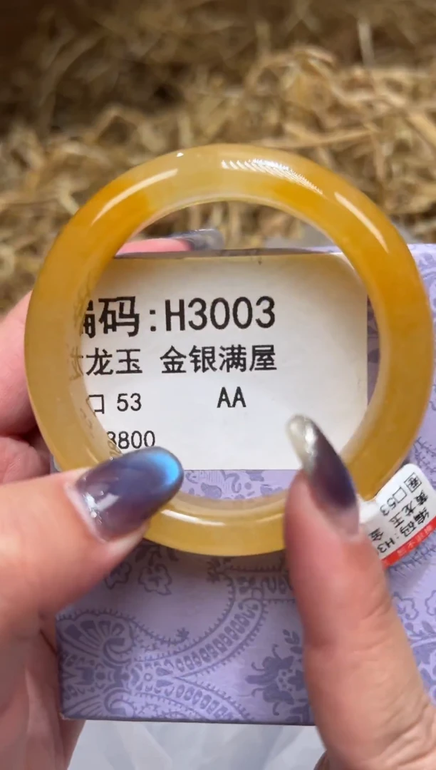 未镶嵌手镯石英质玉H3003