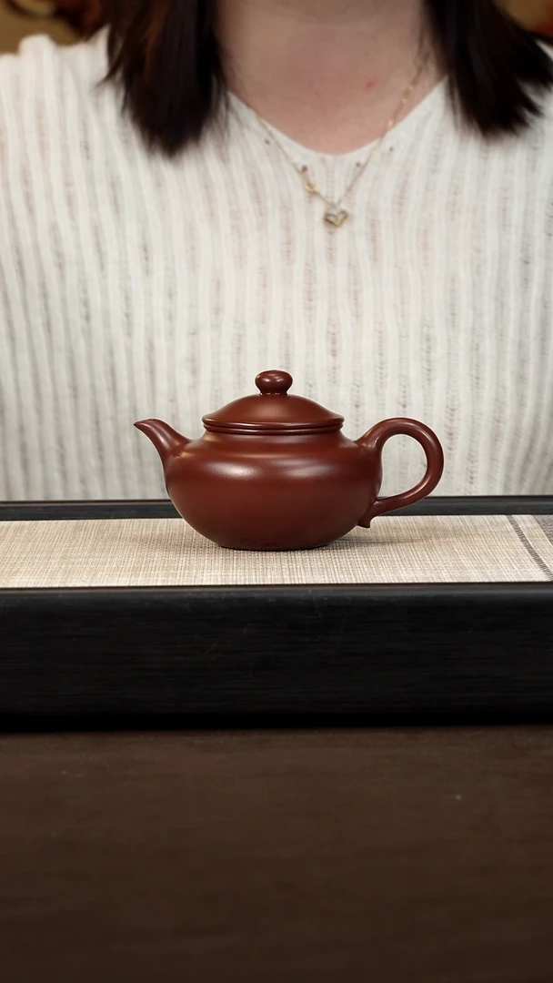 茶壶紫砂【P006】秋水 190c 宜兴紫砂