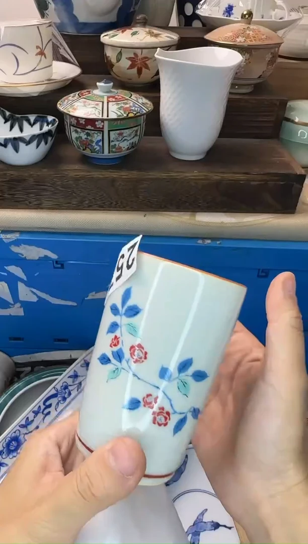 茶杯紫砂红****?257陶艺中古瓷器全场满18米包邮