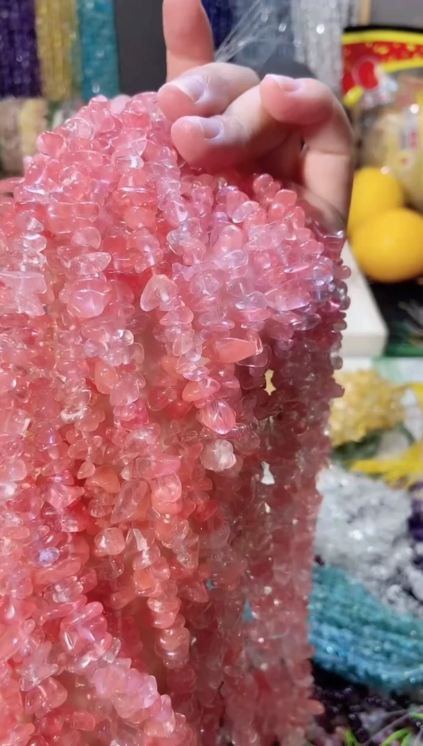 未镶嵌珠宝半成品水晶西瓜晶