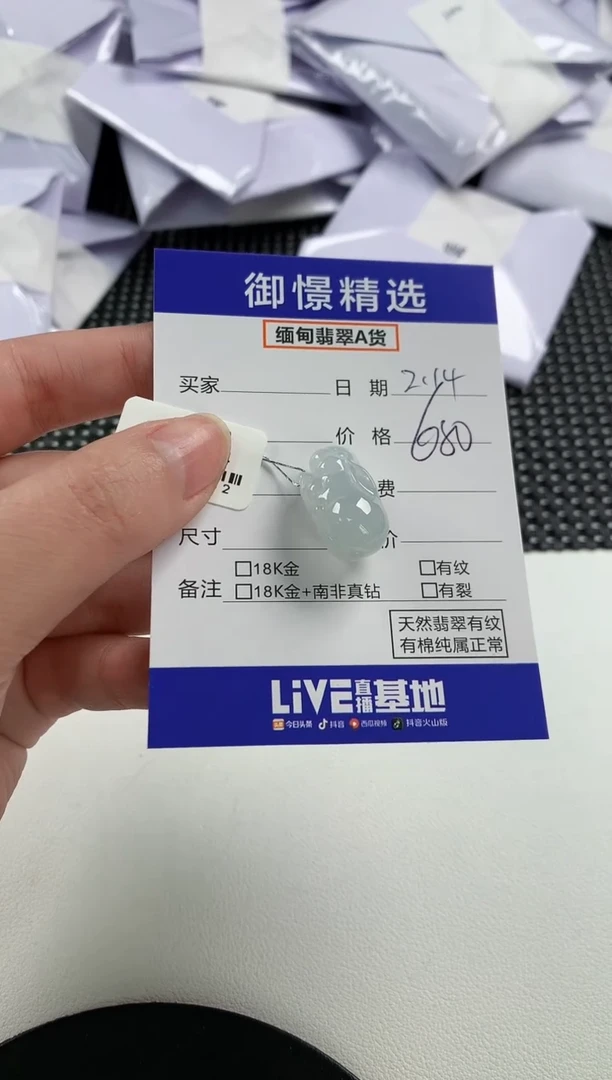 【闪购商品】翡翠颈饰未镶嵌47