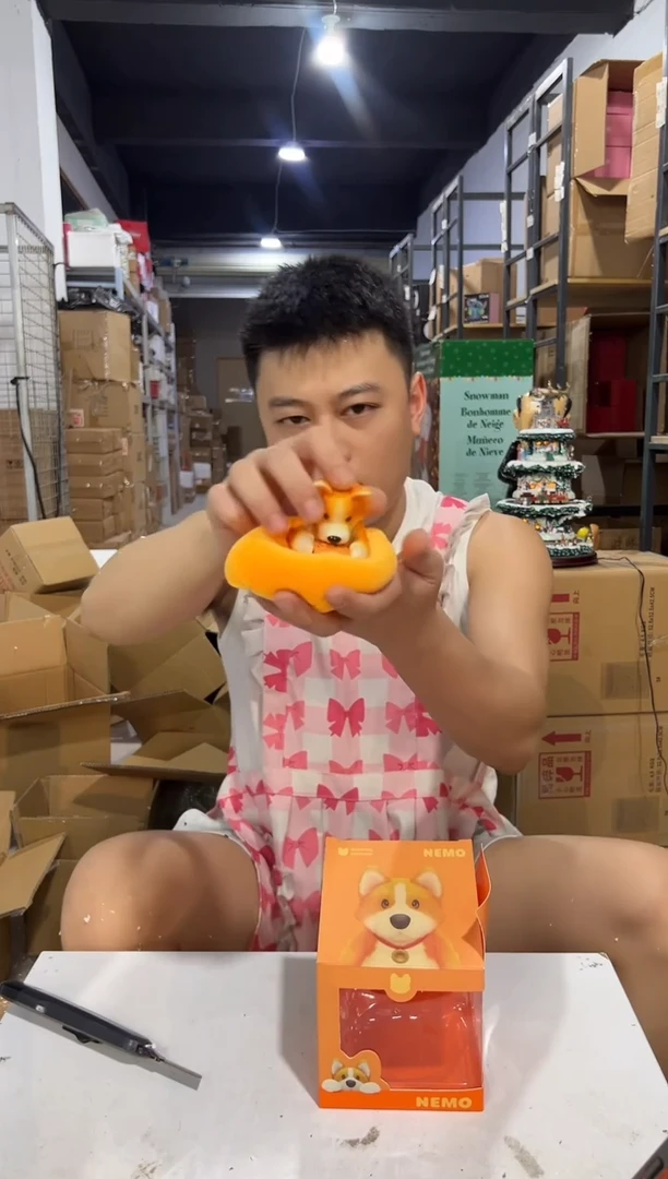 瓷片原盒猛兽派对尼莫摆件
