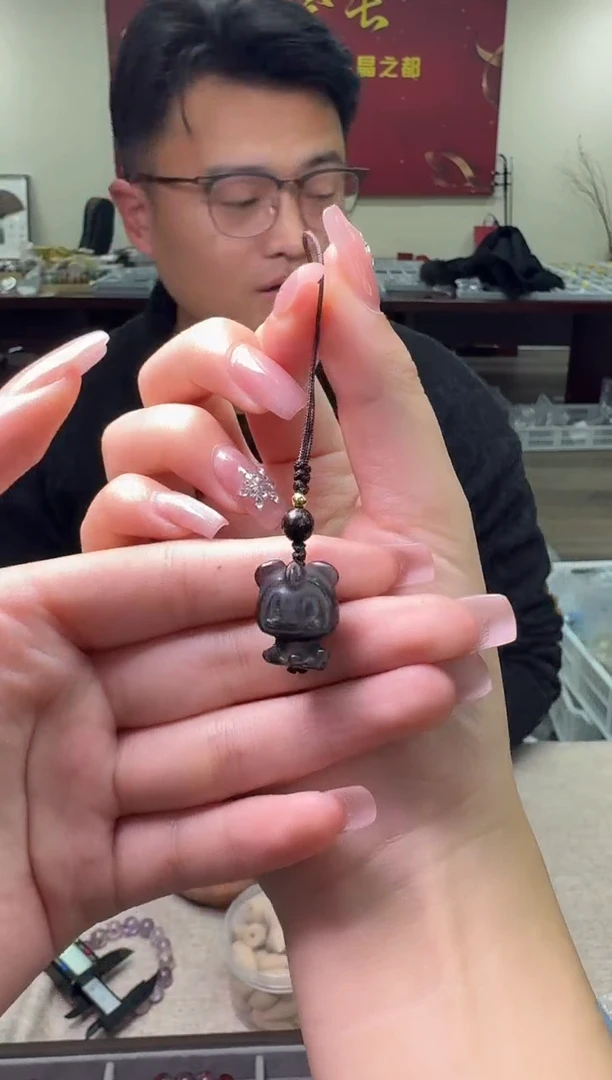 【闪购商品】黑曜岩颈饰未镶嵌多样性发一件 296