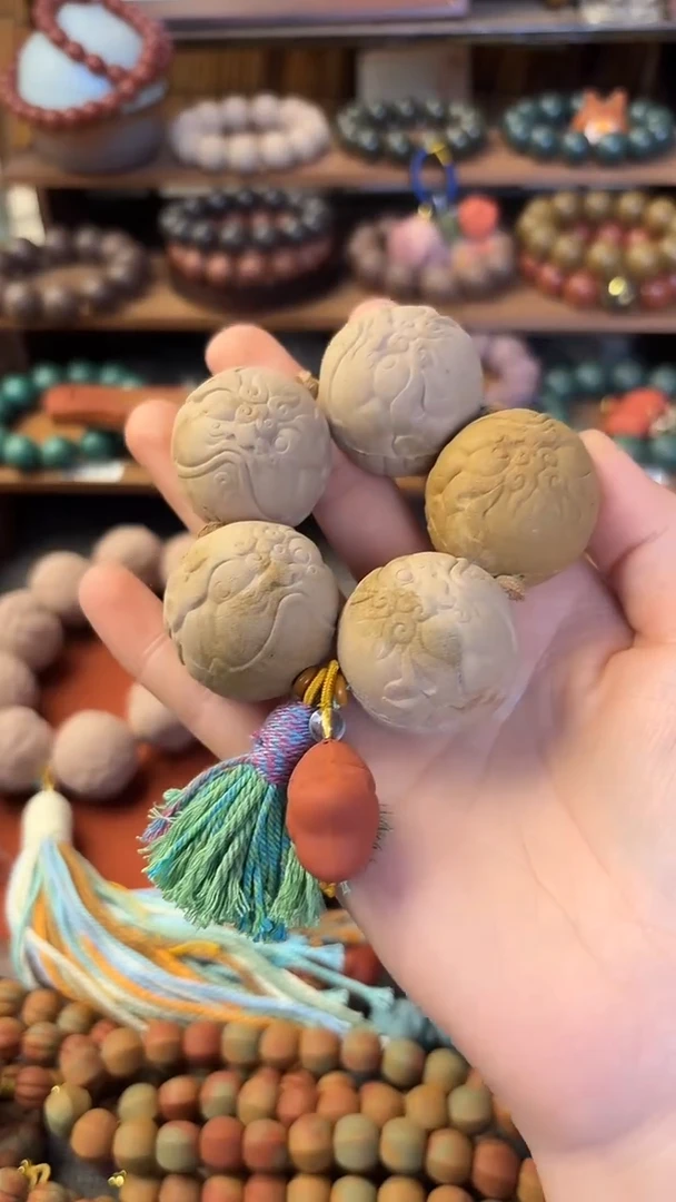 泥塑安宫桂花貔貅手捻微瑕体验款一条