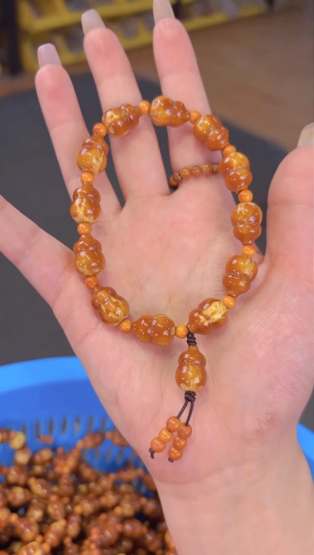 【闪购商品】菩提根/象牙果吊坠 11mm紫金鼠葫芦手持