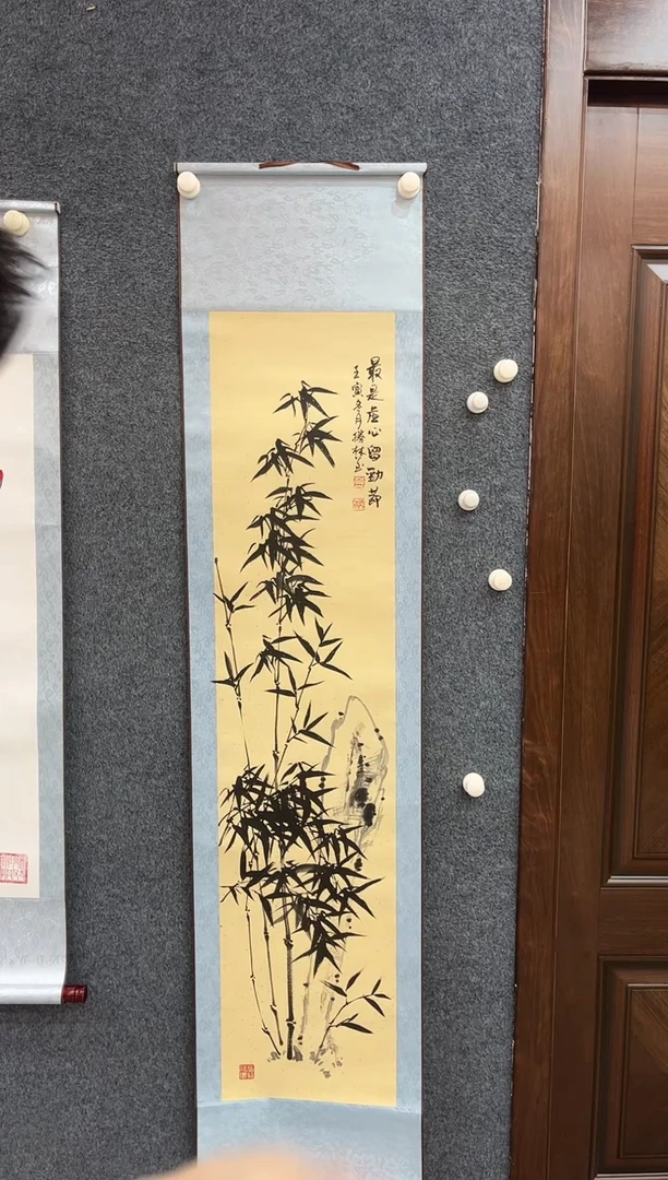 国画8.22-严选-福利（不带国检）-莫胜林-四尺条卷轴-F17