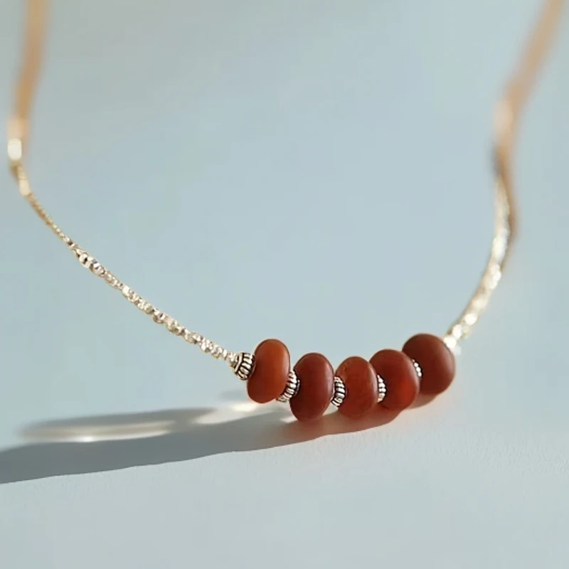 链子925银 【银饰铺子】新品福利手工制作蜜蜜碎银子项链  111826