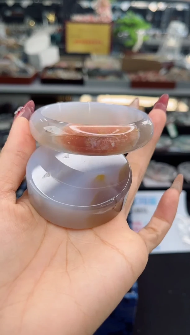 【闪购商品】石英质玉手镯未镶嵌58圈口（赠品镯心）3444259